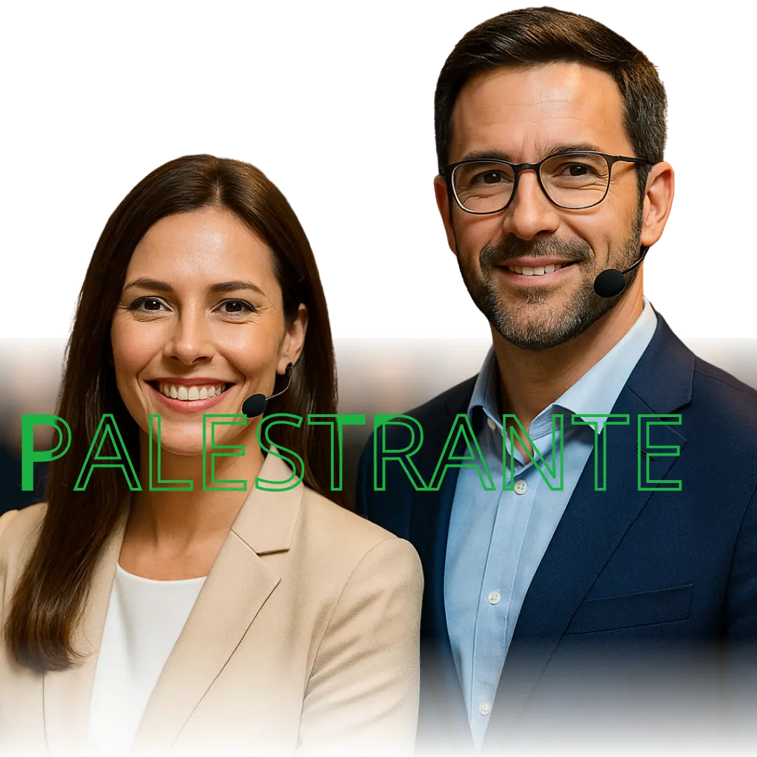 Palestrante interagindo com a plateia